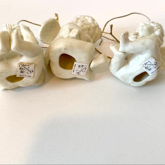 COPY - Vintage HJ&G White Ceramic Angel Ornaments - Picture 5 of 14